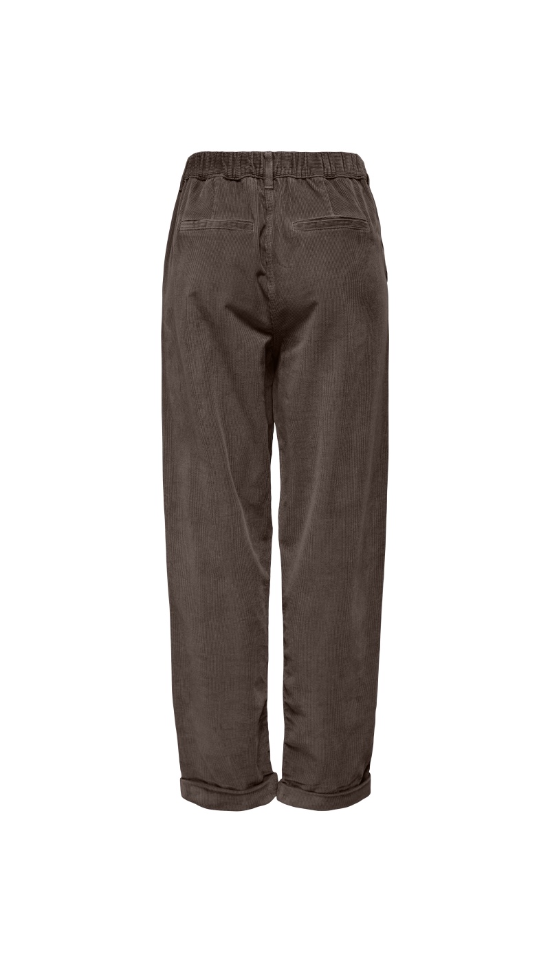 Pantalon velours Chocolate Brown ONLFLORA Longueur 32 ONLY - 7 | DOWN